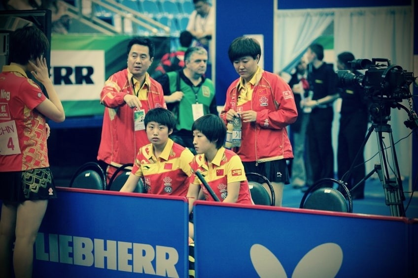 Chinesische Frauen-Nationalmannschaft Tischtennis Das chinesische Frauen-Nationaltischtennisteam