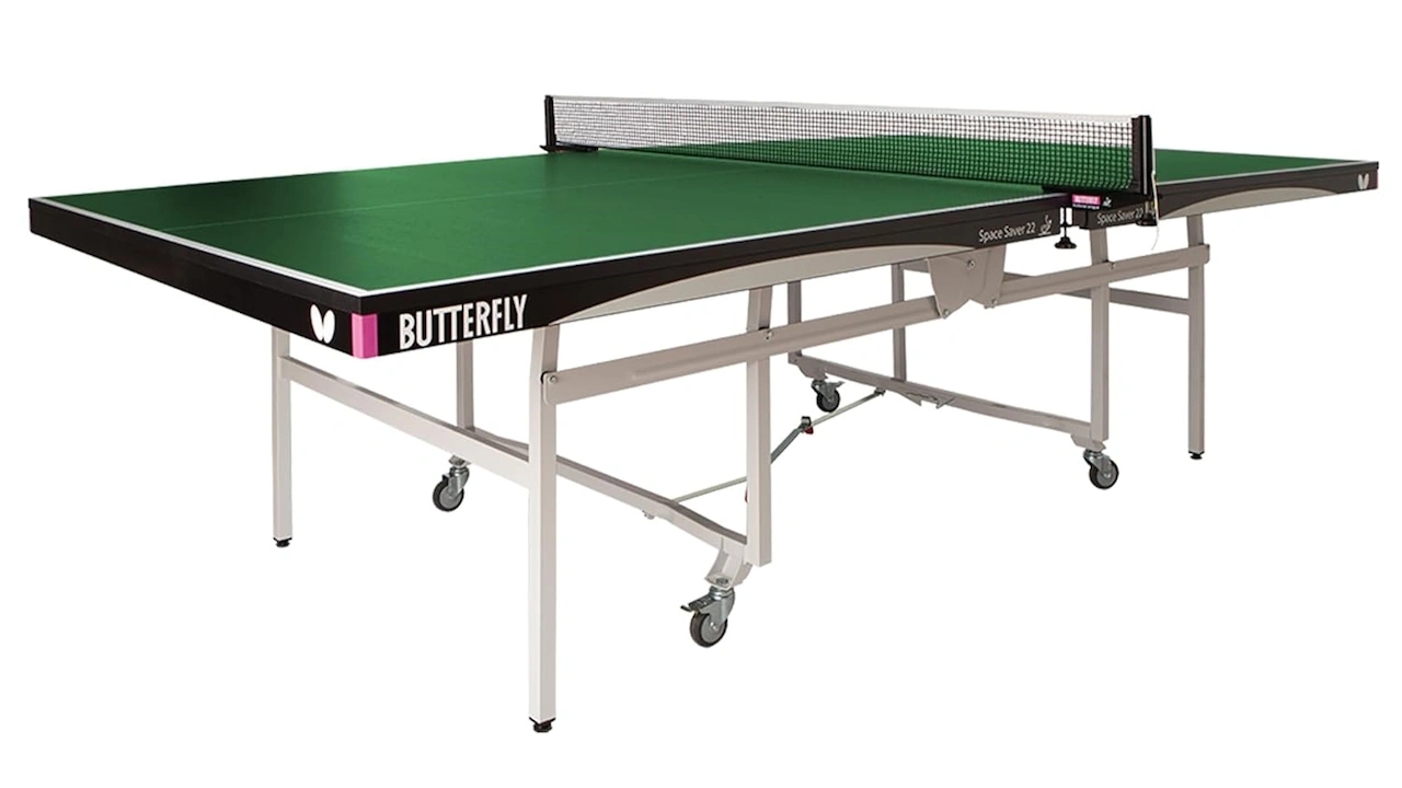 Butterfly Space Saver 22 Ping Pong Table - Green