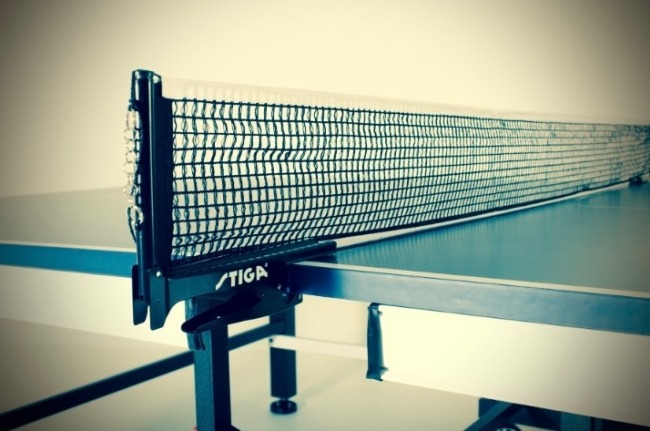 Stiga STS 520 Netz und Pfosten Nahaufnahme