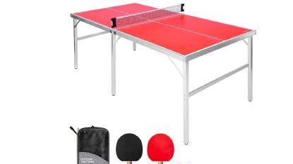 GoSports Mid-Size Tischtennis-Set mit Schlägern und Bällen