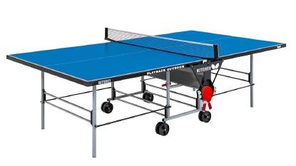Outdoor-Tischtennistisch mit Turniermaß, integriertem Netz und deutscher Qualität