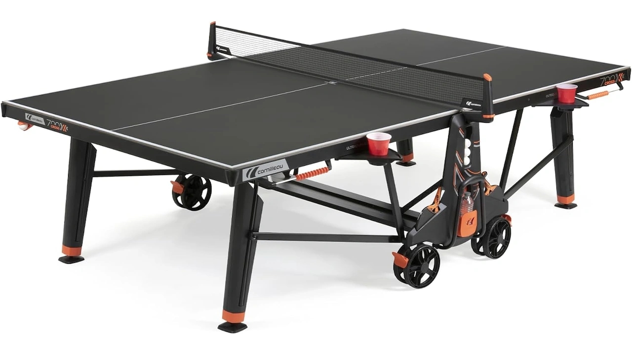 Cornilleau 700X Outdoor Ping Pong Table - Black 8mm Top