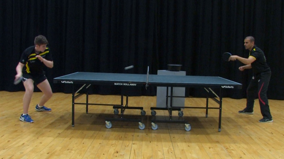 Fußarbeit-Übungen für Ping Pong