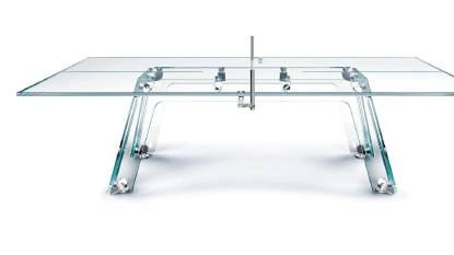 Deluxe Light Luxury Kristall Sicherheitsglas Tischtennisplatte von SPCLPBK