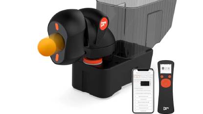 Tragbarer Tischtennis-Roboter von PONGBOT mit App-Steuerung und 264 Programmen