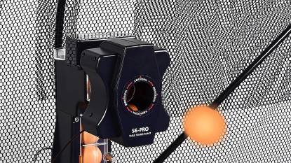 WAYMARK S6PRO Tischtennis-Roboter mit Netz und Bällen