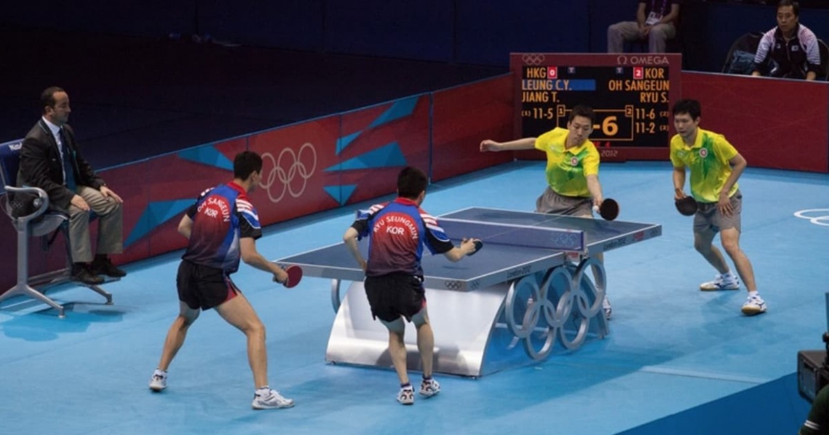 Beste Tischtennistische bei den Olympischen Spielen 2012 in London